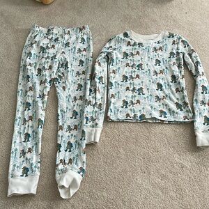 Llbean organic cotton pj set